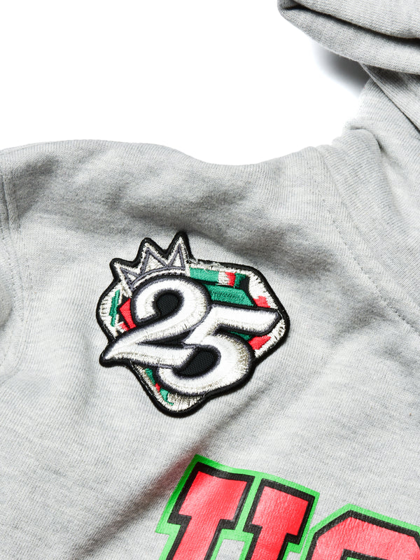 FTP Howard University 92 Frankenstein Stitched Hoodie MDH.Grey / Black