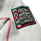 FTP Tuskegee University 92 Frankenstein Stitched Hoodie MDH.Grey / Red Frankenstein Hoodie detail image