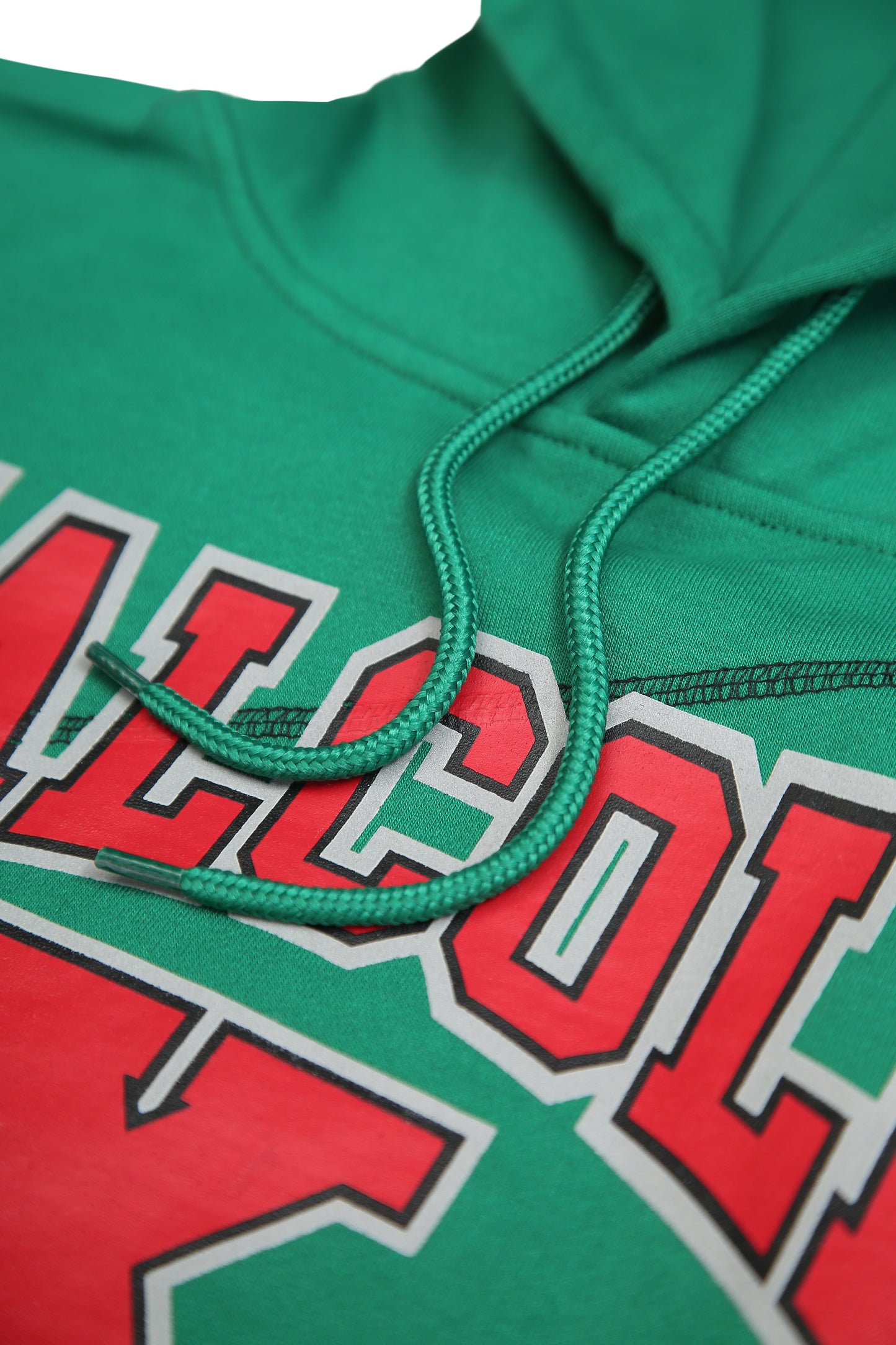 30th Anniversary FTP Malcolm X  Frankenstein Stitched Hoodie KellyGreen / Black