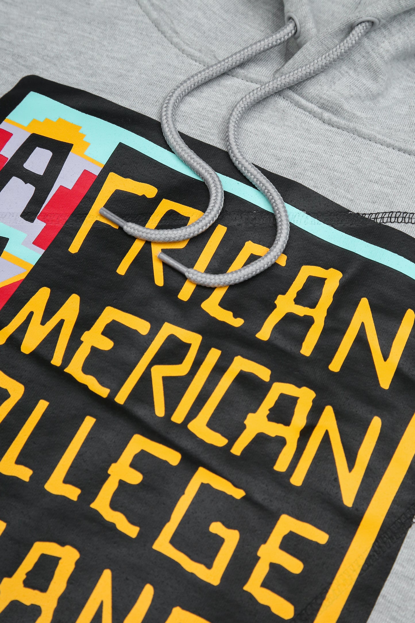 30th Anniversary AACA Frankenstein Stitched Hoodie MDH Grey/Black-African American College Alliance