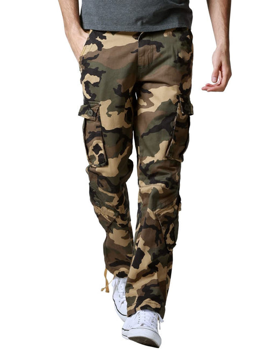 Match Men's Wild Cargo Pants(38,Camouflage)