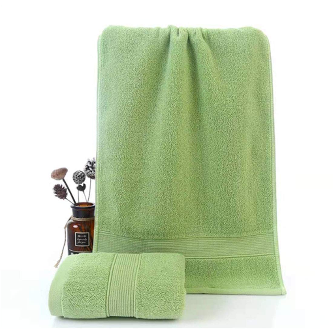 LRUUIDDE Bathroom Hand Towels 2 Set,Cotton Hand Towel for Bath, Hand, Face, Kitchen, Super Soft, Highly Absorbent, Machine Washable, Size 14" x 30" (Green)…