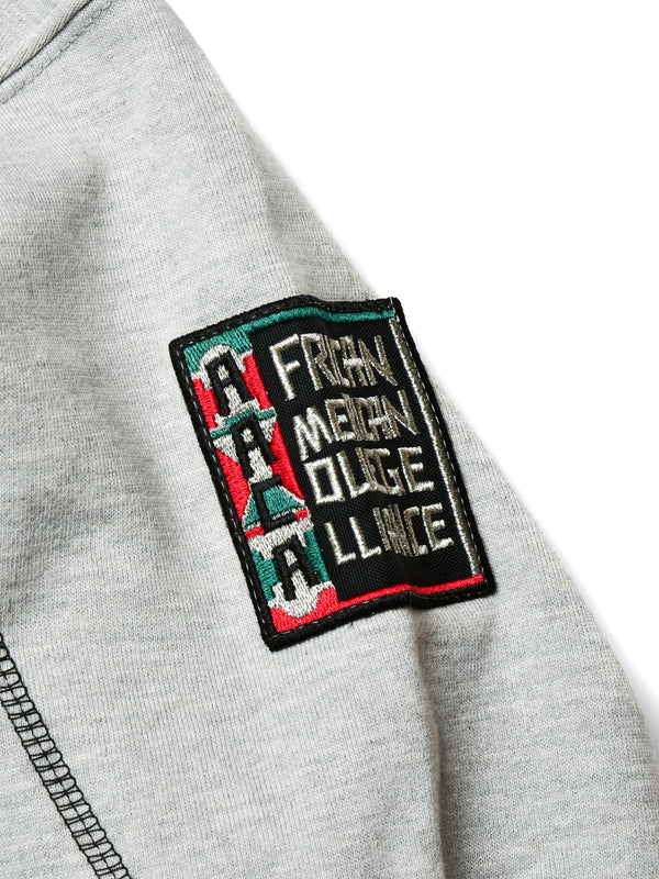 FTP Howard University 92 Frankenstein Stitched Hoodie MDH.Grey / Black