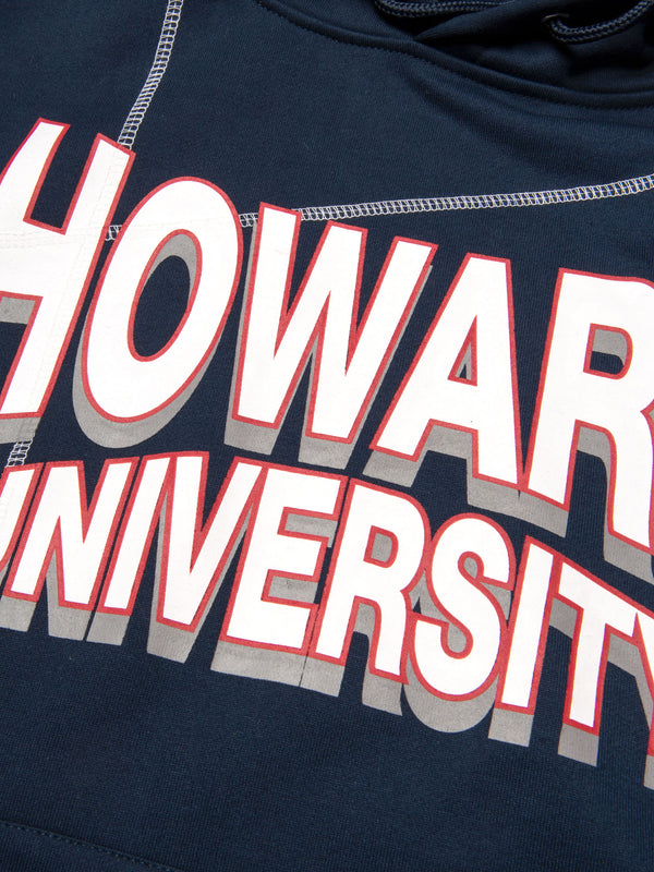 Howard University 93 Frankenstein Hoodie Navy/White