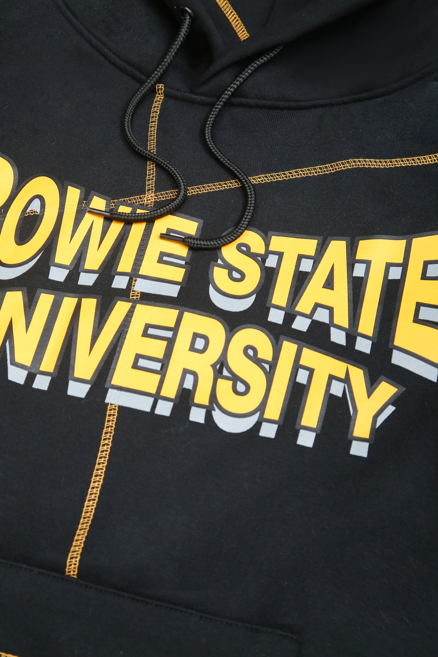 Bowie State University 93 Frankenstein Hoodie Black/Gold - AACA 30th Anniversary Special Edition
