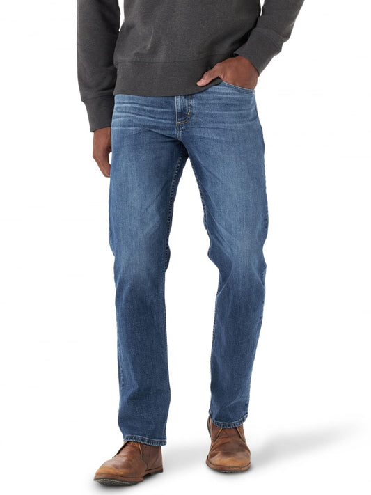 Wrangler mens Free-to-stretch Relaxed Fit Jeans, Knox, 36W x 32L US
