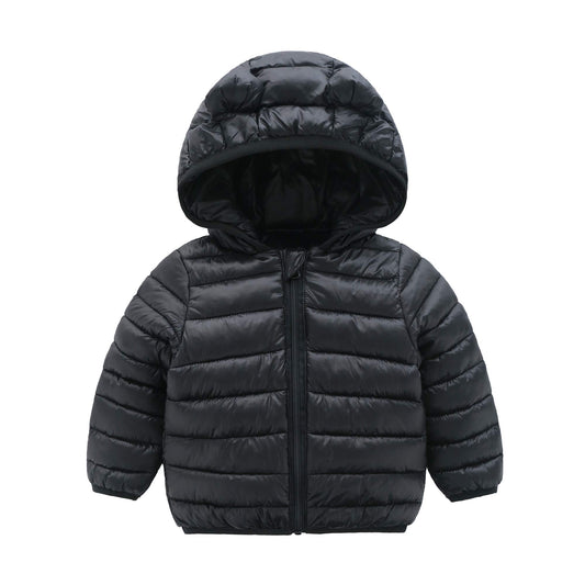 CECORC Winter Coats for Kids with Hoods Light Puffer Jacket for Girls, Boys | Baby, Infants, Toddlers, 6-12 Months,Black