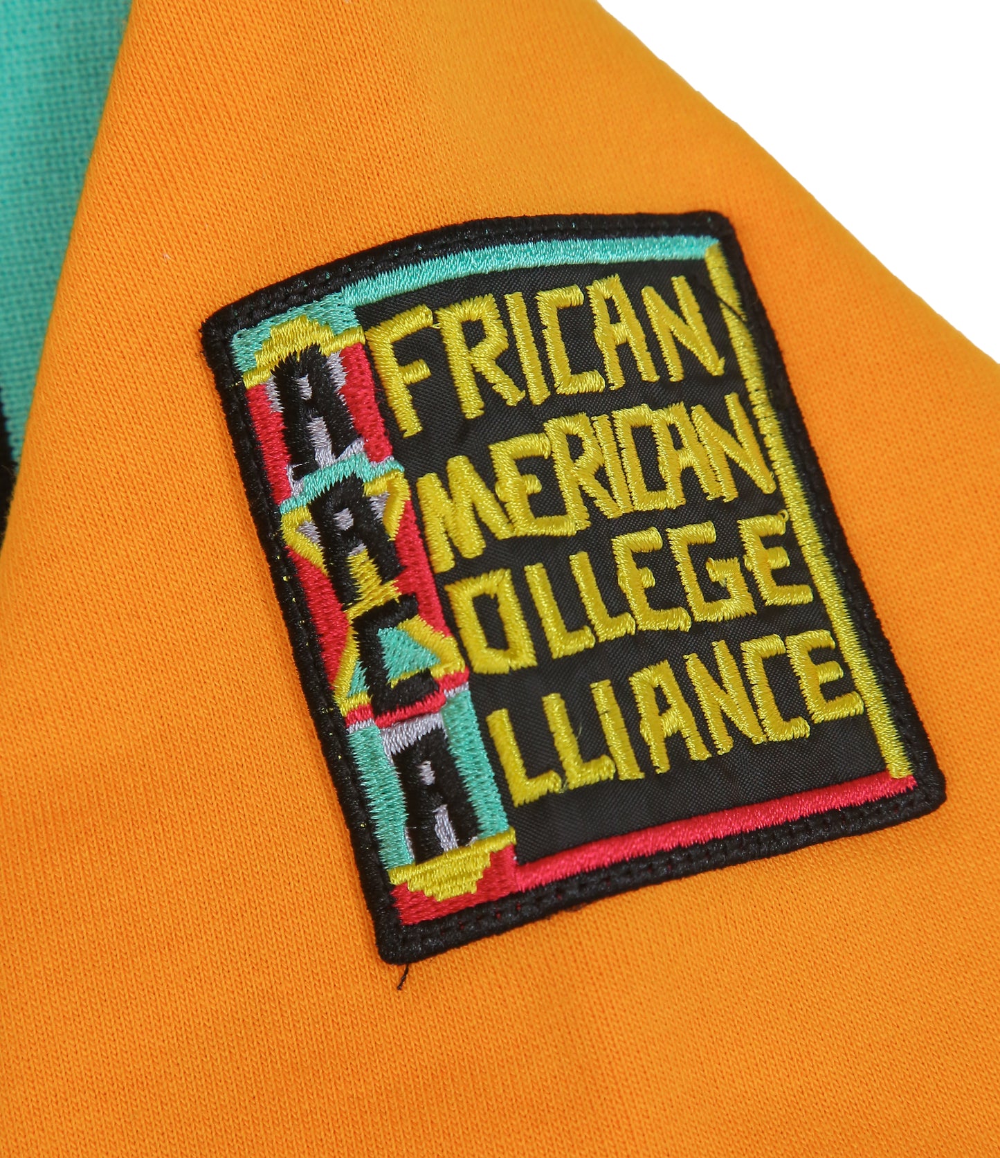 30th Anniversary AACA Frankenstein Stitched Hoodie Gold/Black-African American College Alliance