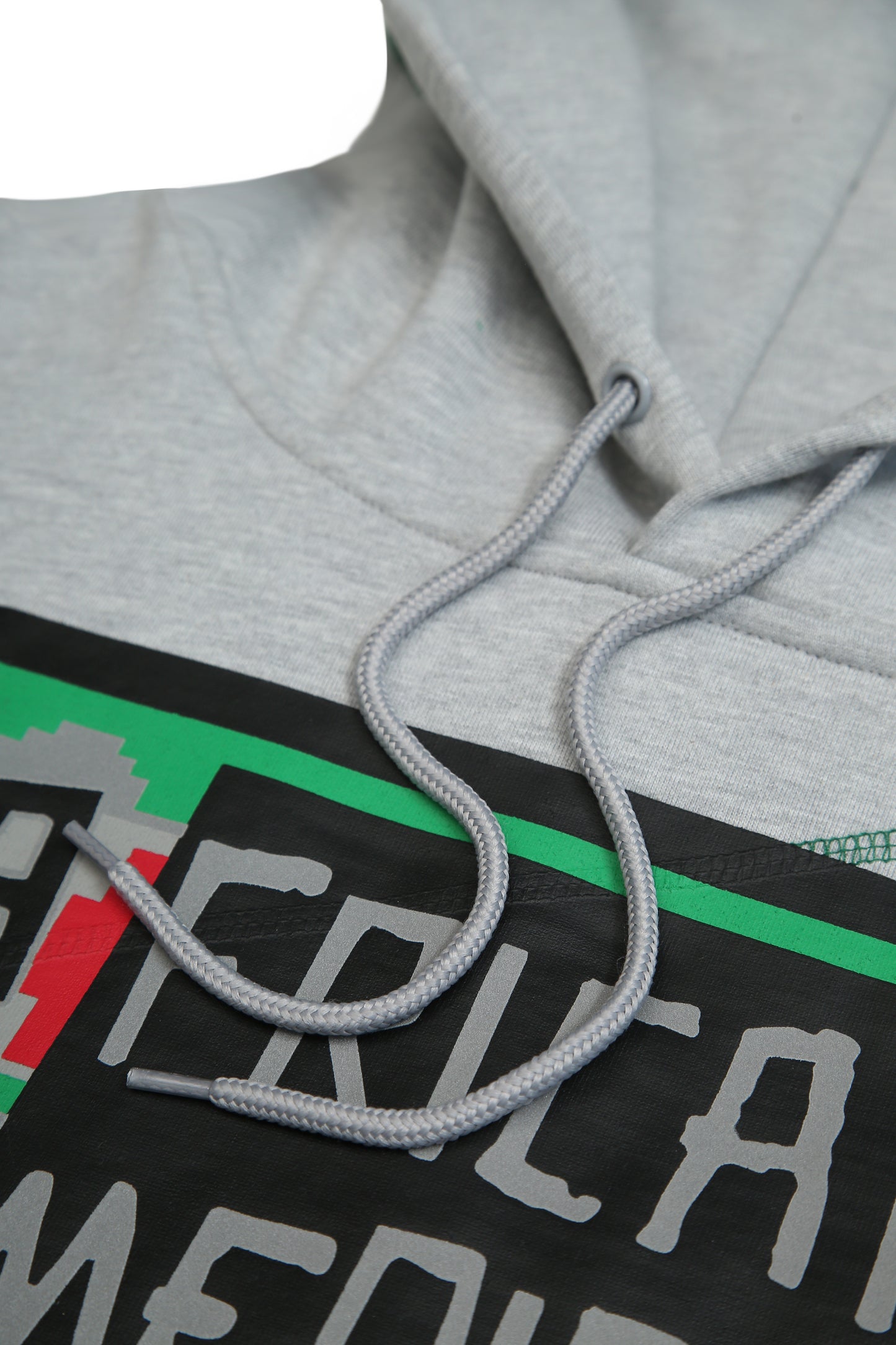 30th Anniversary FTP AACA Frankenstein Stitched Hoodie MDH. Grey / Green