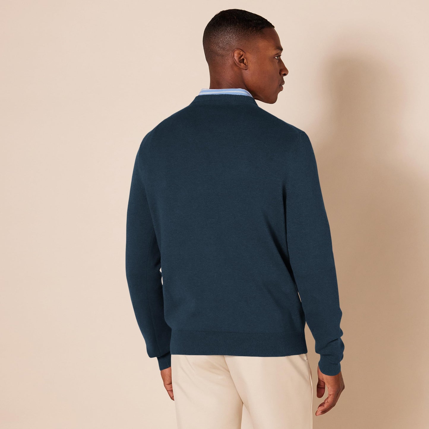 Amazon Essentials Men's V-Neck Pullover Sweater (Available in Big & Tall), Navy, XX-Large Big