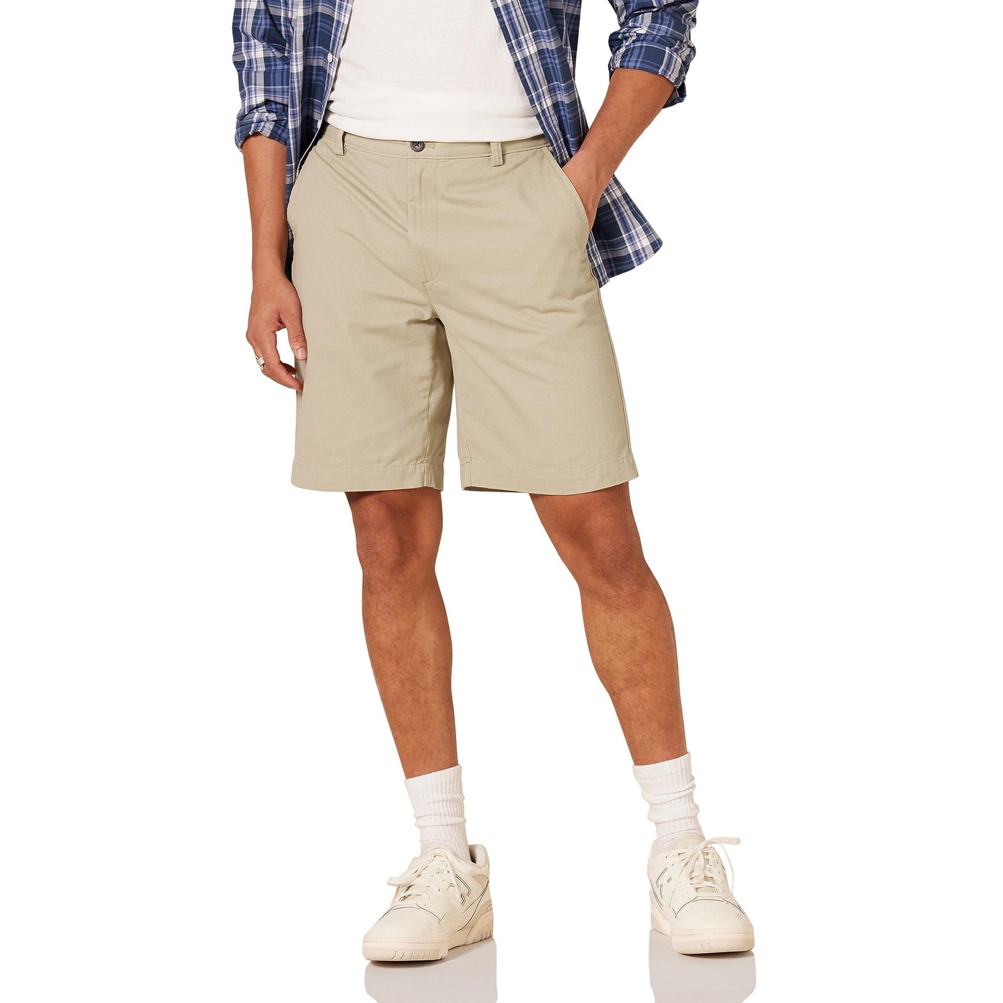 Amazon Essentials Men's Classic-Fit 9" Chino Short, Khaki, 29