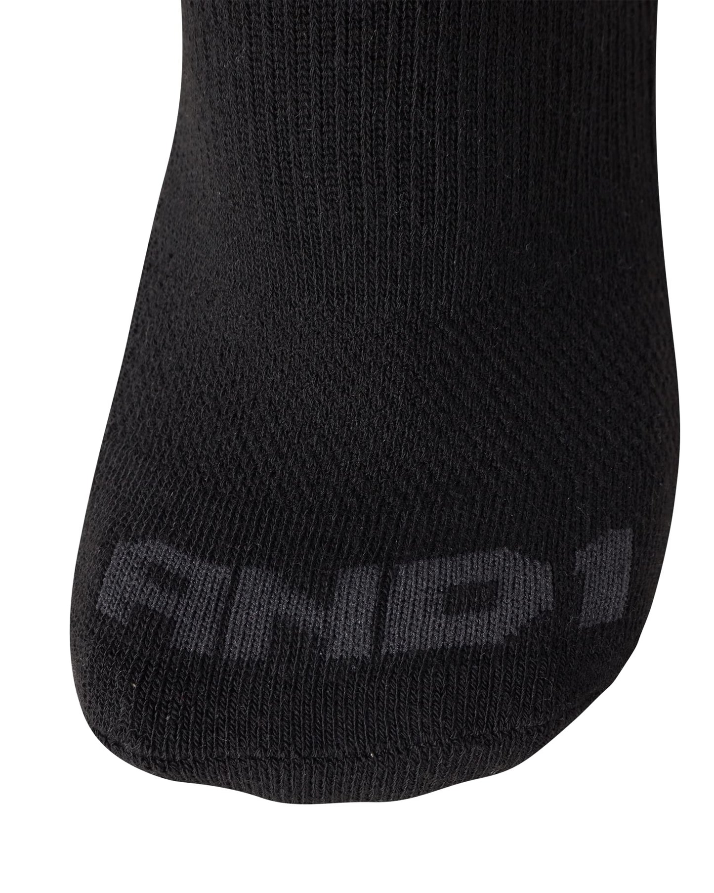 AND1 Men's Low Cut Socks - 12 Pack Performance Stretch Athletic Compression Socks for Men - Sports No Show Socks (6-12.5), Size 6-12.5, Black
