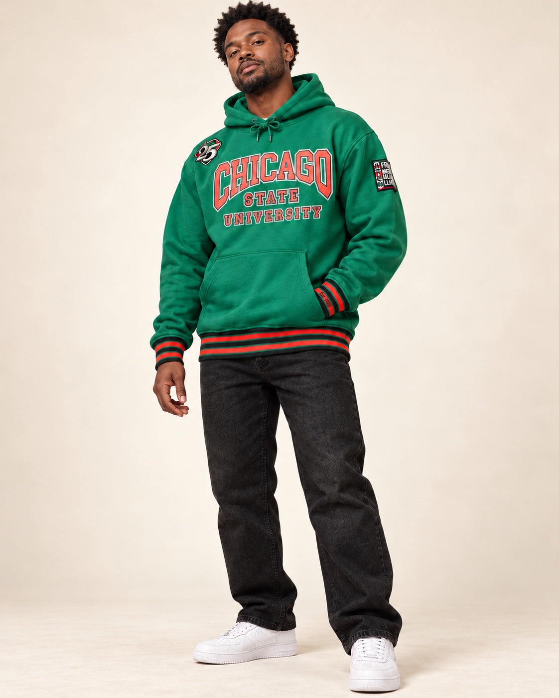 FTP Chicago State University Classic 91 Hoodie Kelly Green