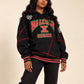 FTP Malcolm X College Frankenstein 92 Stitch Hoodie Black/ Red