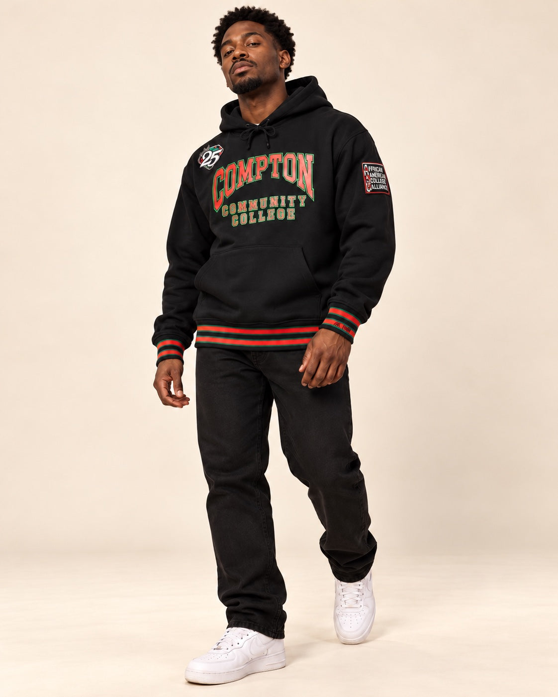 FTP Compton Classic 91 Hoodie Black