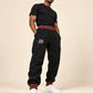 FTP Original 92 Frankenstein Stitched Sweatpants Black / Kelly Green