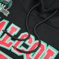 30th Anniversary FTP Malcolm X College Hoodie All Black Classic Hoodie detail image