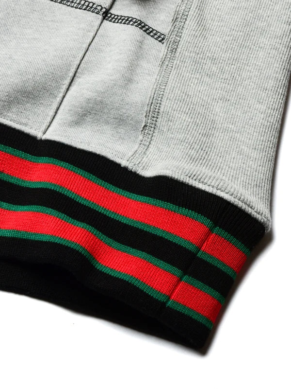 FTP Howard University 92 Frankenstein Stitched Hoodie MDH.Grey / Black