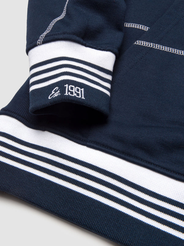 Jackson State 93 Frankenstein Hoodie Navy/White