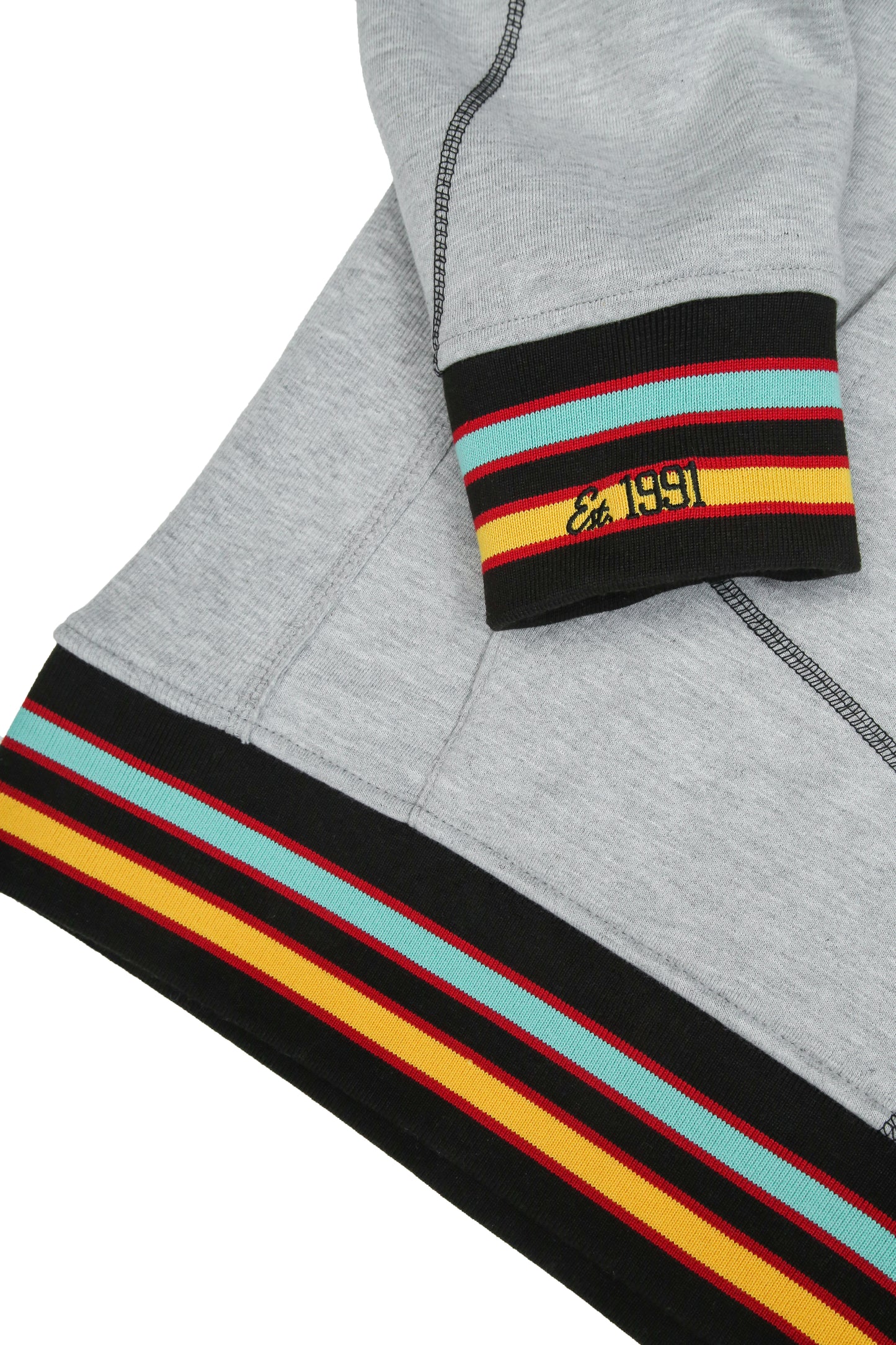 30th Anniversary AACA Frankenstein Stitched Hoodie MDH Grey/Black-African American College Alliance