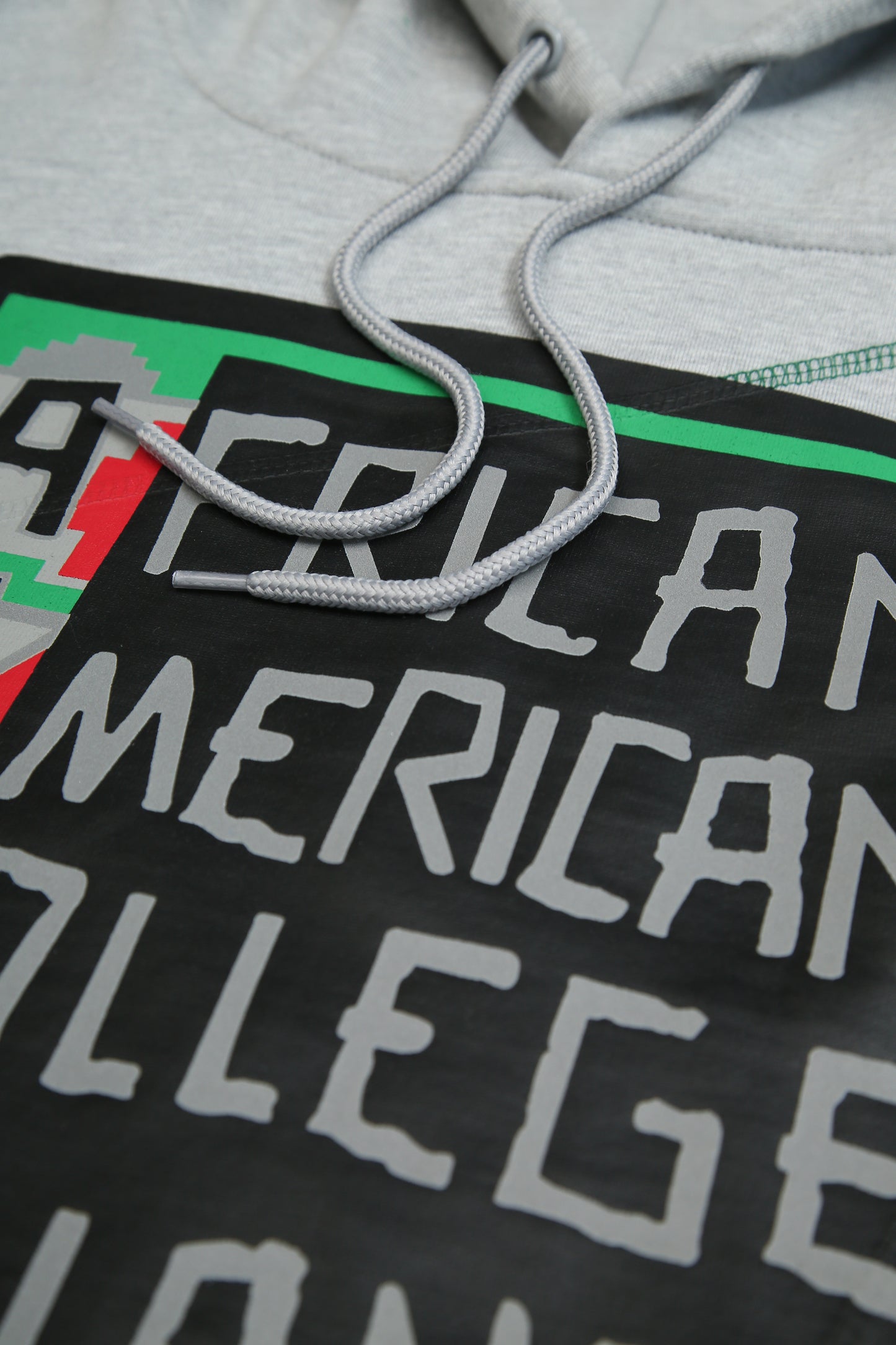 30th Anniversary FTP AACA Frankenstein Stitched Hoodie MDH. Grey / Green