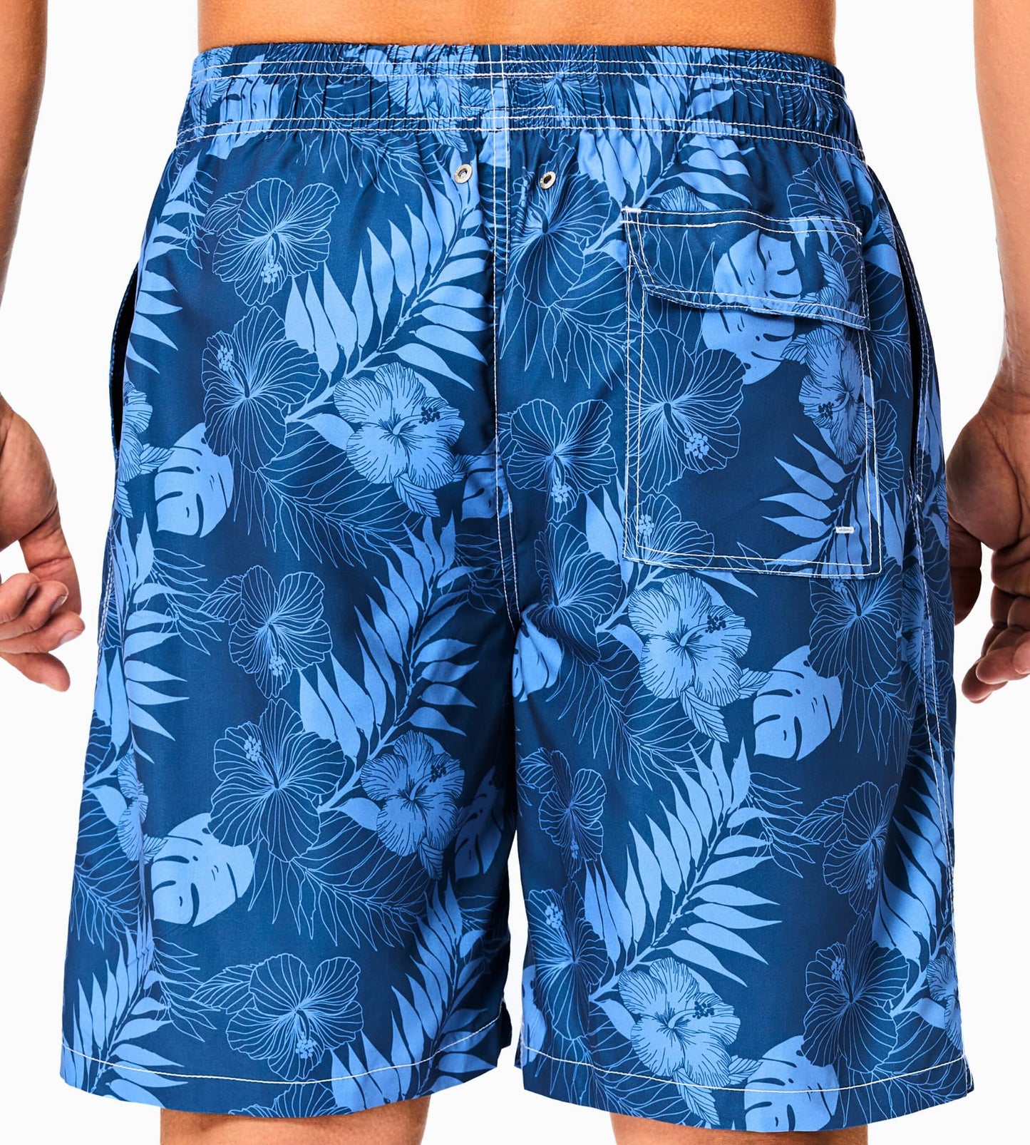 SIX ISLANDS Quick-Dry Swim Trunks - Comfortable Mens Boardshorts, 9" Inseam, Variety of Tropical & Classic Designs