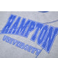 Hampton University Original '92 "Frankenstein" Crewneck MDH. GREY/Royal Blue Frankenstein Crewneck detail image