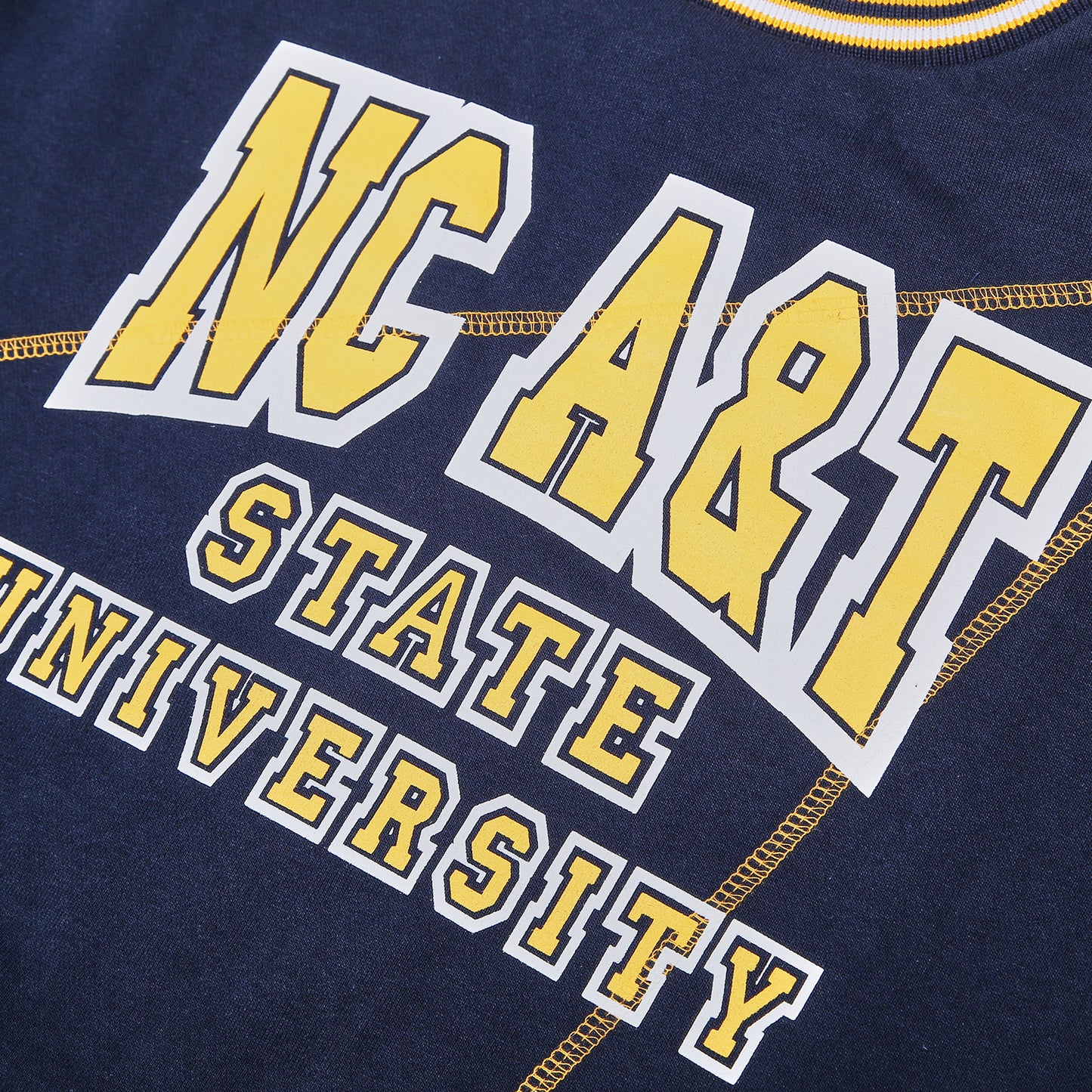 North Carolina A&T University Original '92 "Frankenstein" Crewneck Navy/Gold