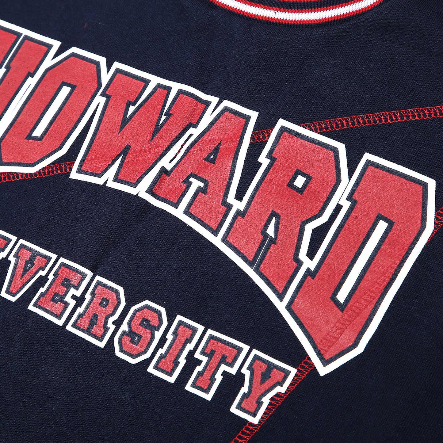 Howard University Original '92 "Frankenstein" Crewneck Navy/Red