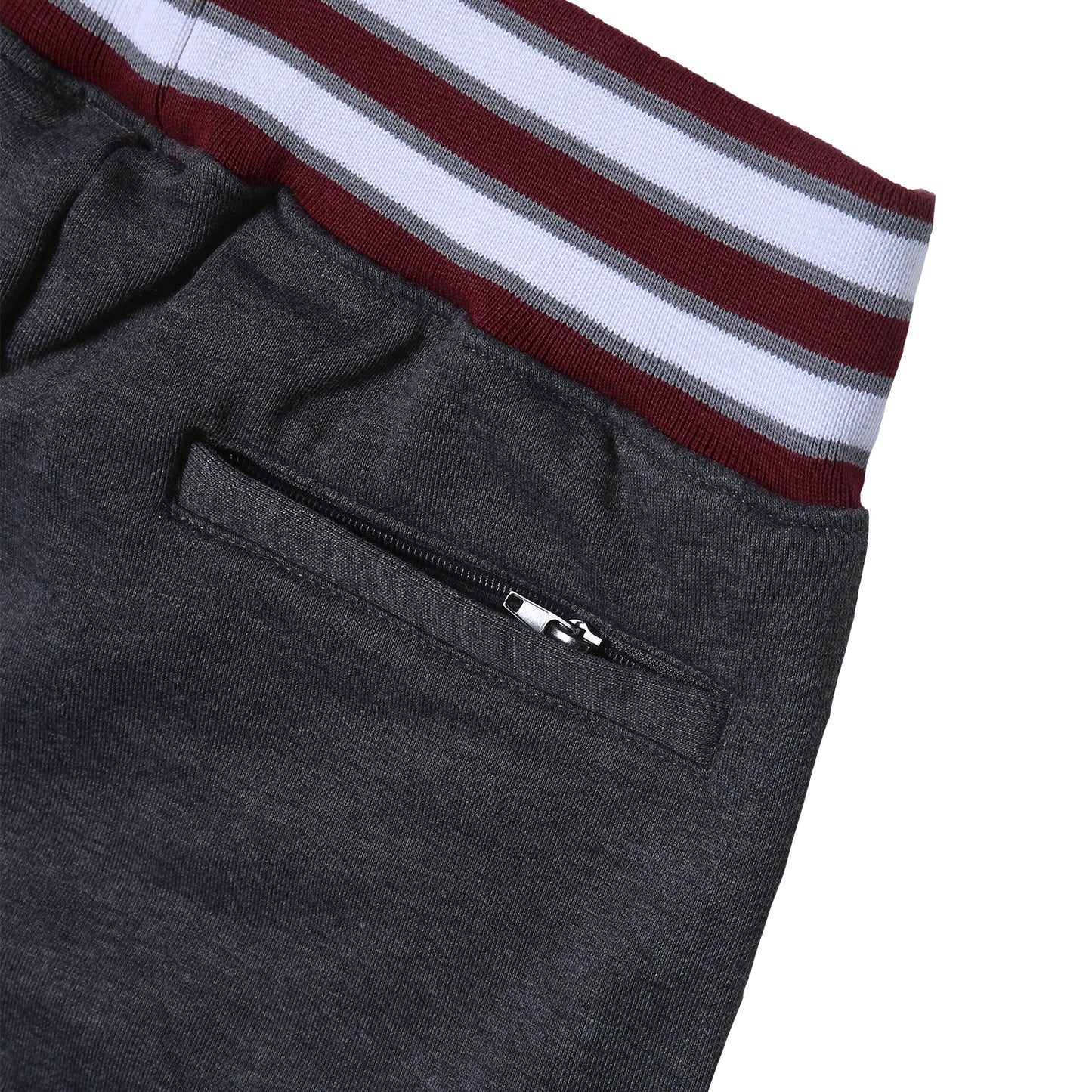 AACA Original '91 Sweatpants Charcoal - Maroon Waistband