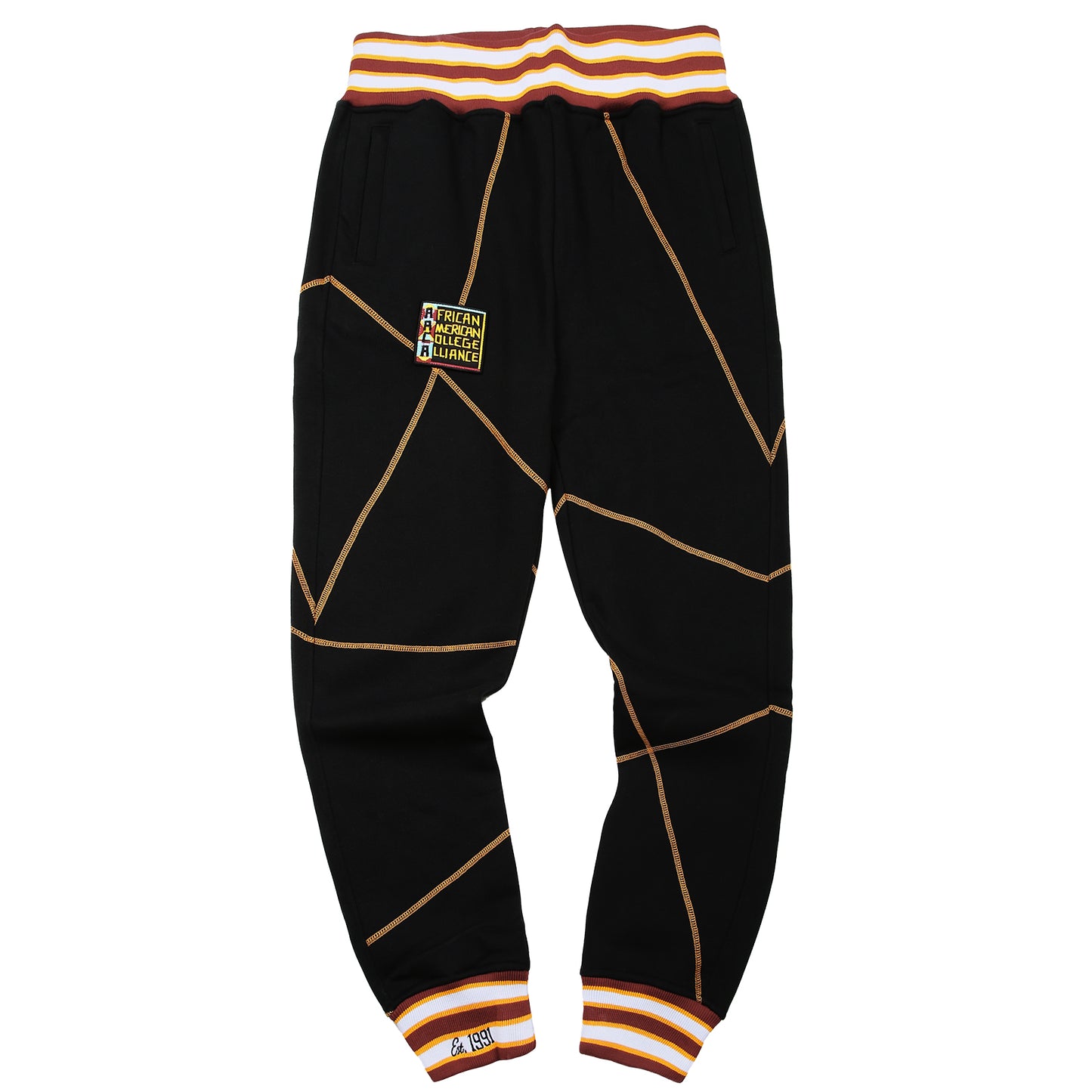 AACA Original '92 "Frankenstein" Stitched Sweatpants Black/Gold