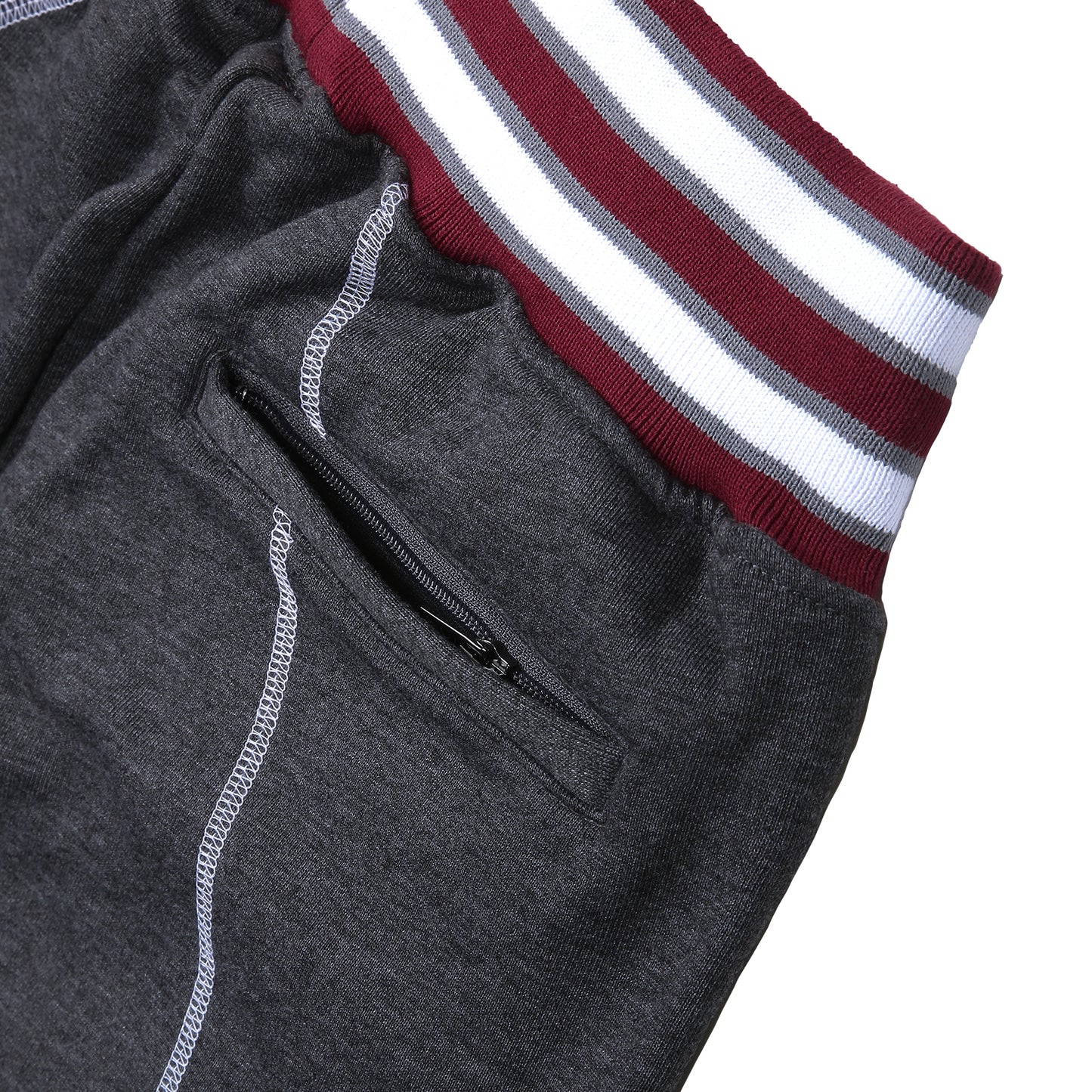 AACA Original '92 "Frankenstein" Stitched Sweatpants Charcoal/White