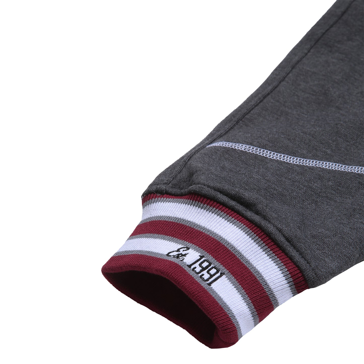 AACA Original '92 "Frankenstein" Stitched Sweatpants Charcoal/White