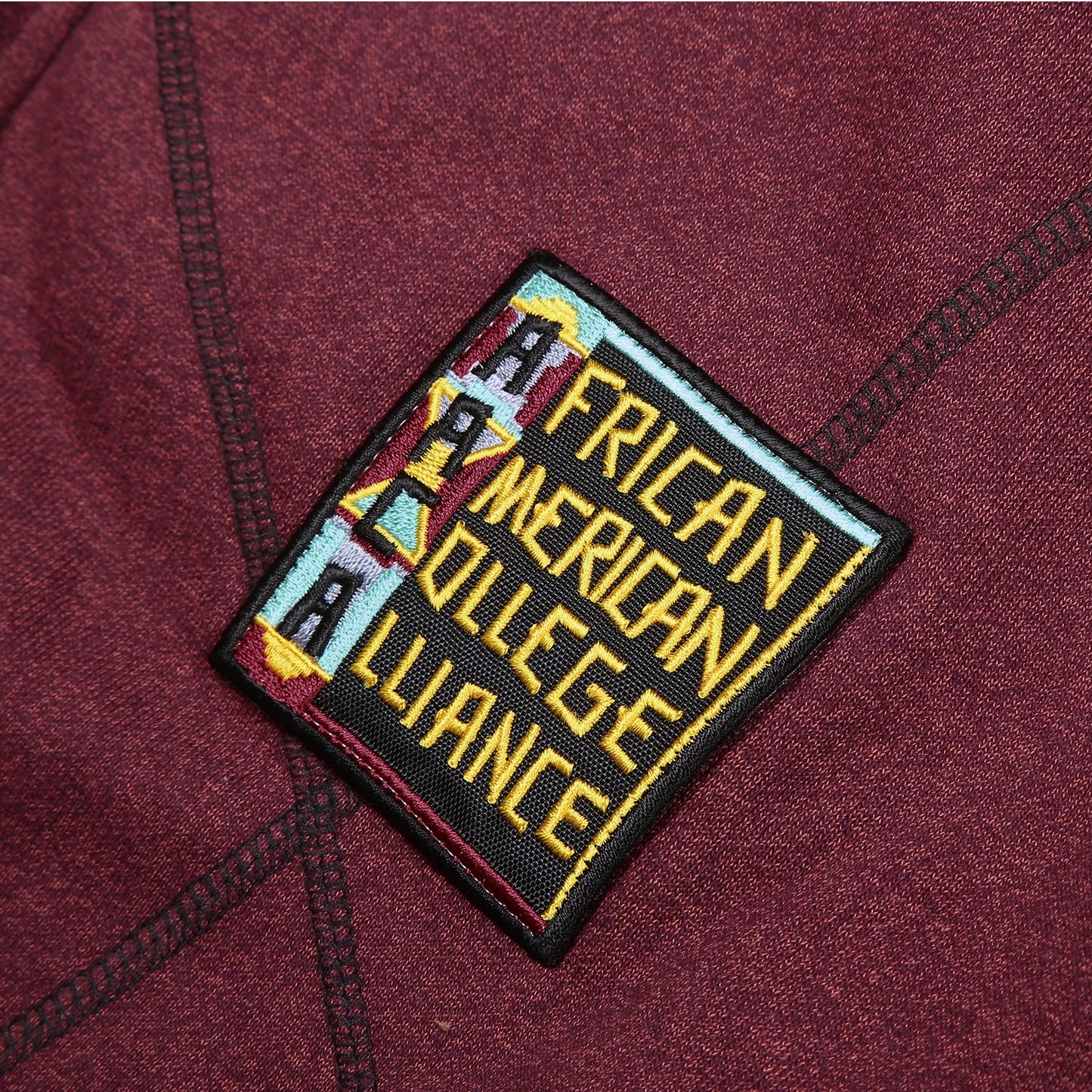 AACA Original '92 "Frankenstein" Stitched Sweatpants Red Heather/Black