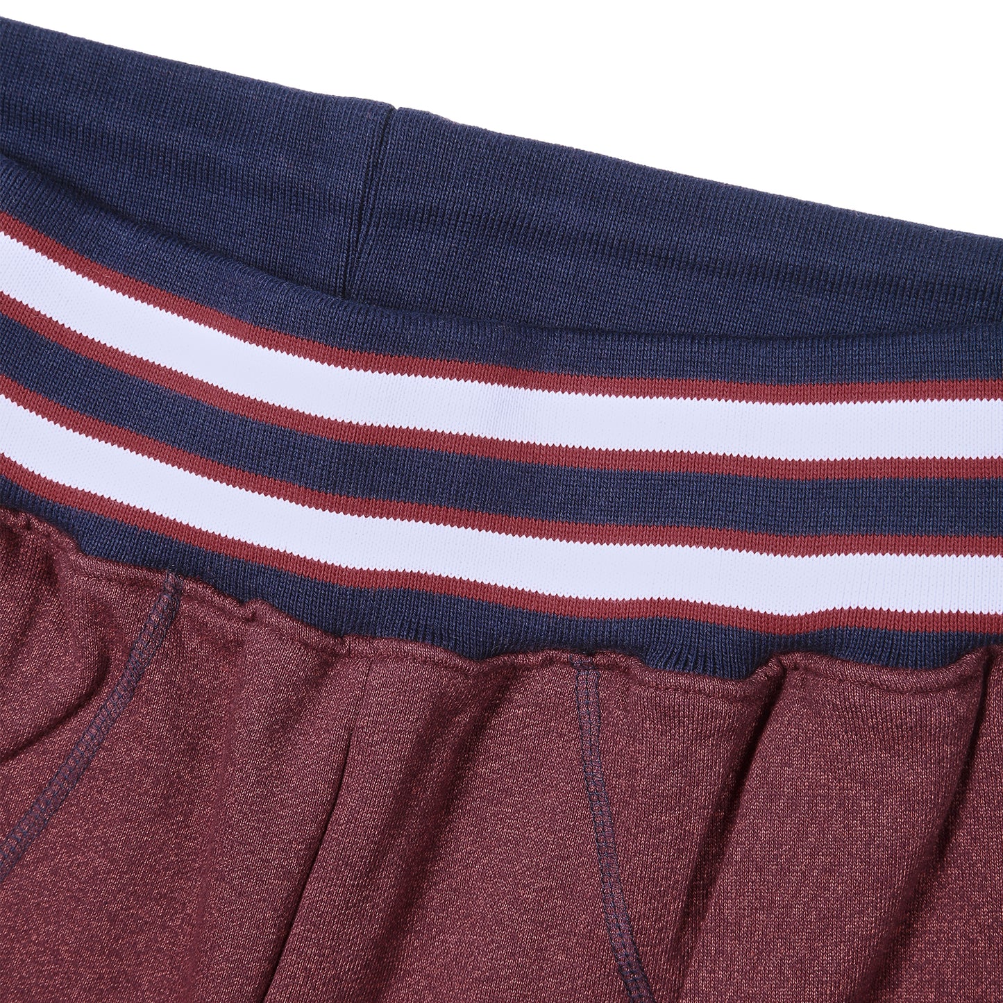 AACA Original '92 "Frankenstein" Stitched Sweatpants Red Heather / Navy