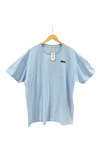 Premium Sky Blue Short-100% Soft Cotton Sleeve T-Shirt