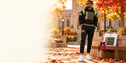 AACA Thanksgiving Gift Set — Black Hoodie + Joggers + White Tee