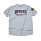 Howard University Originals' AACA Classic T-Shirt MDH. Grey / Navy tee white background product image