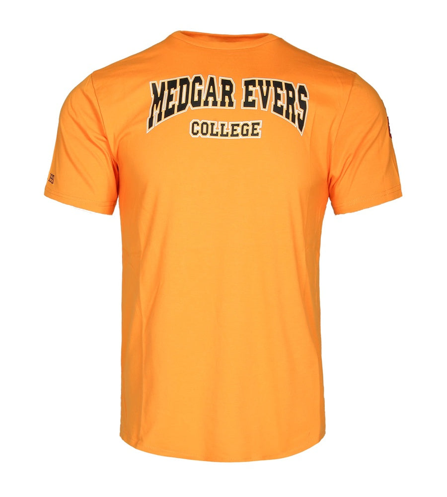 Medgar Evers College AACA Classic 91 T-Shirt Gold tee white background product image