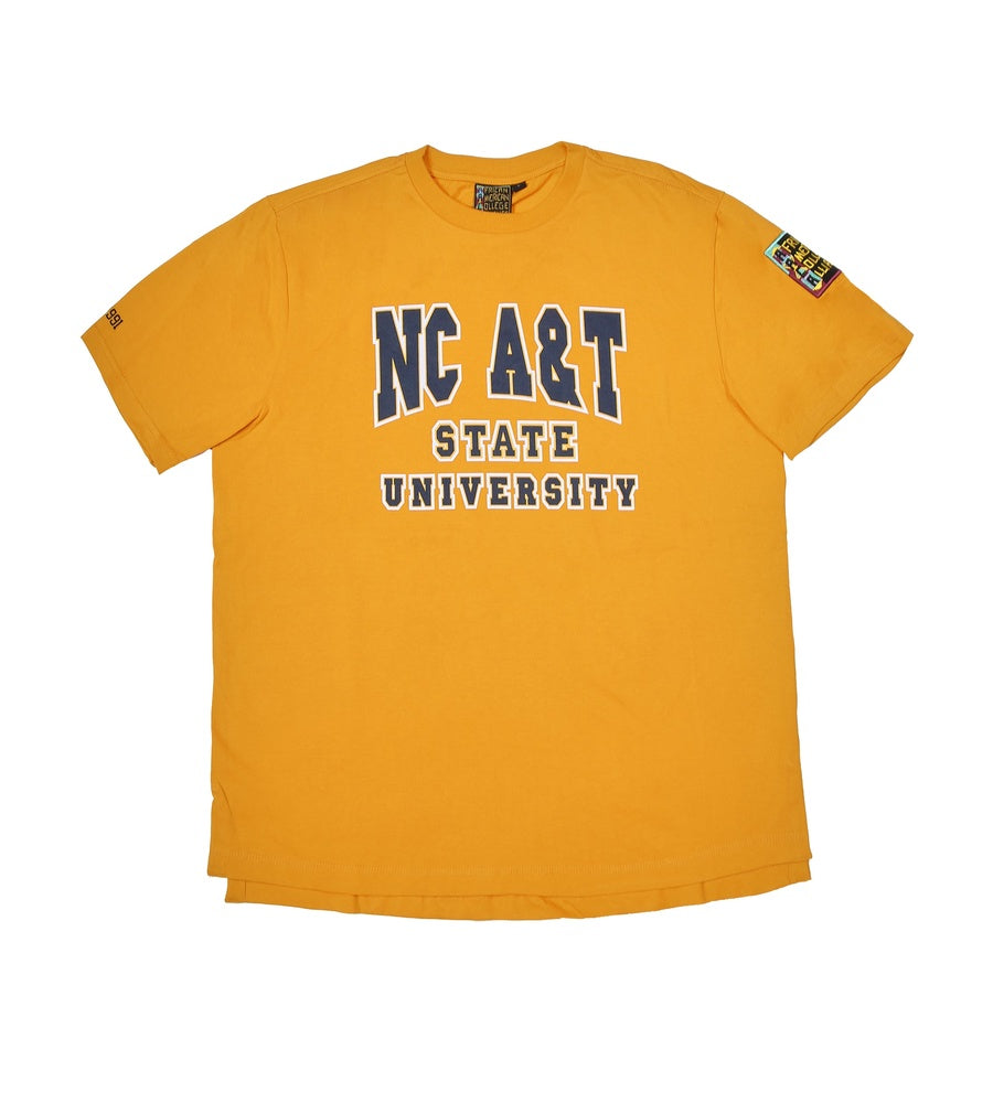 NC A&T State University AACA Classic 91 T-Shirt Gold tee white background product image