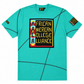 Originals' AACA Classic T-Shirt Teal / Black tee-ai-flatlay white background product image