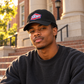 STOP Embroidered Cap — Black