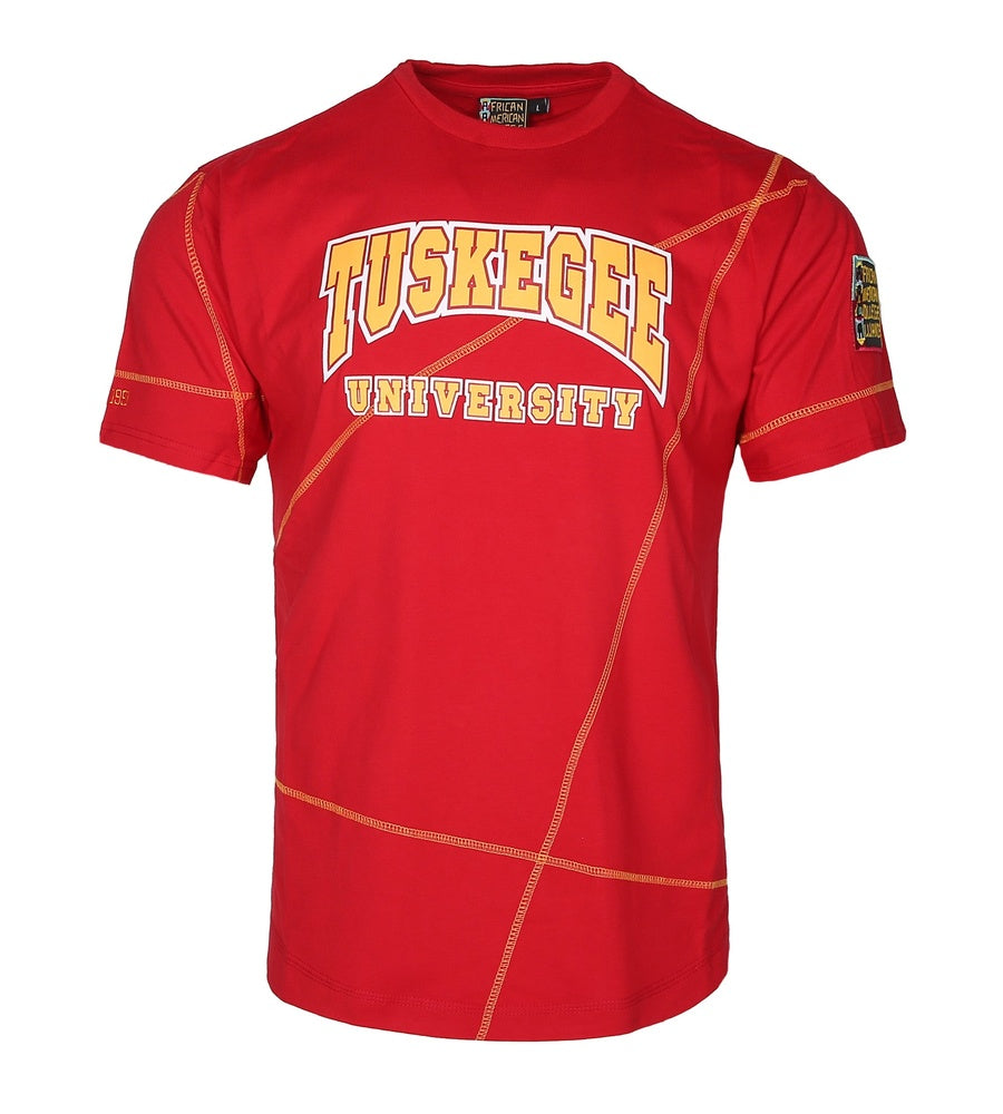 Tuskegee University Originals' AACA Classic T-Shirt Red / Gold tee white background product image