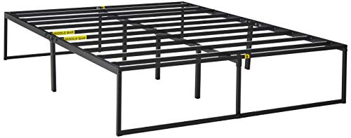 ZINUS Lorelai 14 Inch Metal Platform Bed Frame / Mattress Foundation with Steel Slat Support / No Box Spring Needed / Easy Assembly, Queen