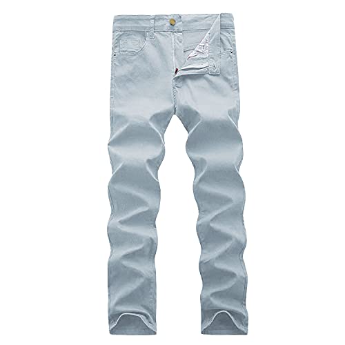 WULFUL Men's Skinny Slim Fit Stretch Comfy Fashion Denim Jeans Pants