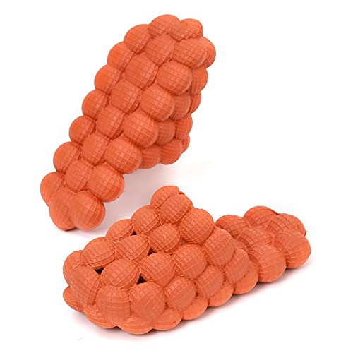 Massage Slippers Bubble Slides for Women Men, Eohsnem Soft Cloud Stress Relief House Slides,Funny Anti-Slip Gym Spa Shower Slippers Funny Lychee Bedroom Water Slides Slippers for Indoor Outdoor Casual Slippers