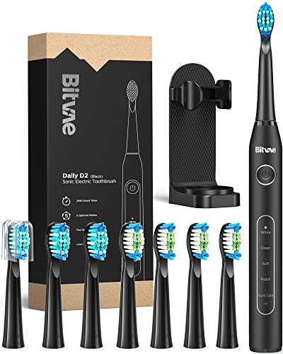 Electric Toothbrush for Adults and Kids Black