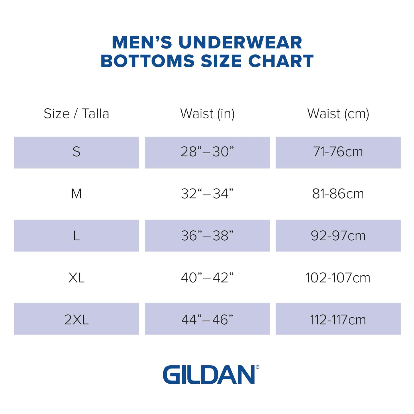 Gildan Men's Underwear Covered Waistband Boxer Briefs, Multipack, Mixed Royal (5-Pack), Large